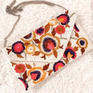 Mexican-inspired Embroidered Clutch
